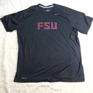 NCAA Florida State Dri Fit Black T-Shirt 2XL